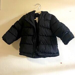 24m/2T Old navy, black puffy winter coat -